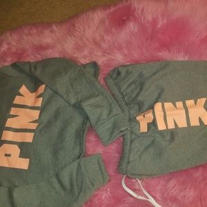 Pink short set